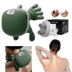 2 Em 1 Pescoço Costas Massagem Biônica Ombro Travesseiro 42 E 45 ° Camassar Aquecido Cervic Alívio Da Fadiga Corporal Re
