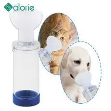 Aerochamber Portátil Para Animais De Estimação Espaçador Inalador De Gato Com Máscara Confortável Câmara De Aerossol De