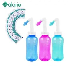 SALORIA 300 ml Garrafa de Lavagem Nasal Limpador Adultos Crianças