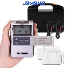 TENS 7000 Pulso Elétrico Acupuntura Massageador Corporal Estimulador Muscular USB Recarregável Para Costas Pescoço Ombro