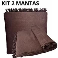 Kit 2 Mantas Para Sofá Extra Gigante King 3 Metros x 1,80m Tecido 100%  Algodão Grosso Várias Cores Costura Reforçada