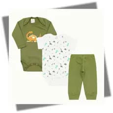 Kit Body Bebê 3 Peças para bebê Conjunto de Bebê Menino