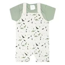 Conjunto Jardineira Menino E Menina Roupas de Bebê Conjunto Bebê