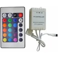 Controlador + Controle 24 Teclas P/ Fita Led Rgb 5050 E 3528