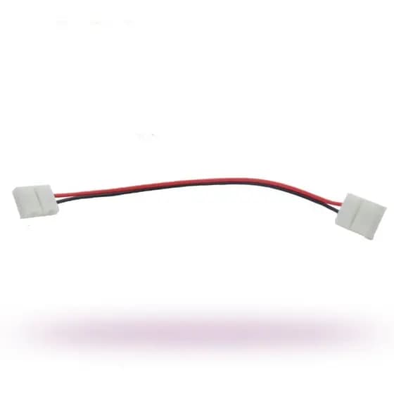 Emenda de Fita LED com Conector 2 vias 3528 5050 Extensor de Fita LED