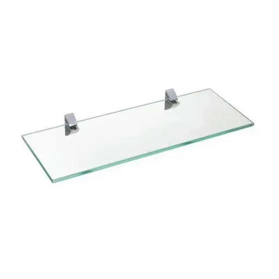 2 Prateleiras Para Banheiro Em Vidro 30x10 cm
