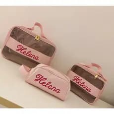 Kit 3 Necessaire Personalizadas Saída Maternidade