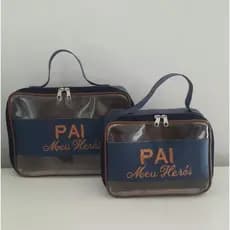 Mega Promoção Especial Dia Dos Pais Kit Maleta Necessaire Personalizada