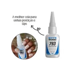 Cola Tek Bond 793 Instantânea 20g Tips Postiça Acrigel
