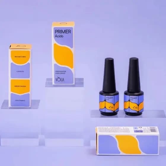 Primer Para Unhas Com Ácido Preparador Seca Sem Cabine Vólia 10ml
