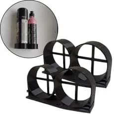 Kit 2 a 8 Suporte de Lata Parede Organizador  Prateleira Spray Garrafa Oficina
