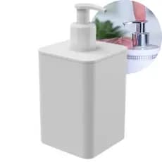 Saboneteira Porta Sabonete Líquido 350ml Vávula Dispenser Chique