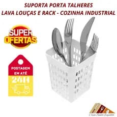 Cesto Copo Suporte Plástico Porta Talheres para Rack Máquina Lava Louças Universal ENVIO IMEDIATO