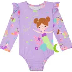 Macacão Proteção Solar Maiô Infantil Bebê com Fator Proteção Solar UV 50+