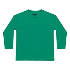 Camiseta Manga Longa Masculina Infantil Algodão Fakini