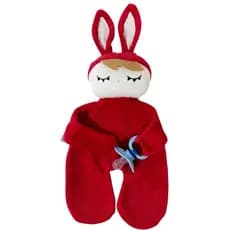 Naninha Para Bebê Com Porta Chupeta em Tecido Plush Extra Macio