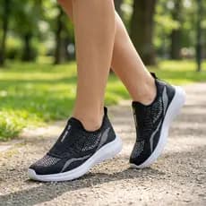 Tênis Feminino Esportivo Calce Fácil Ideal em Academia Corrida Caminhada Confortável Resistente