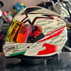 Capacete Moto Race Tech Sector Grid Itália Italy Germany France Lançamento Preto Fosco Hit