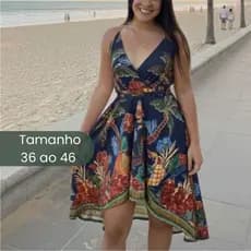 Vestido Feminino Soltinho Indiano Multiformas Envelope Saida de Praia