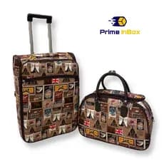 Kit Conjunto Mala de Viagem com Bolsa de mão Padrão Bordo