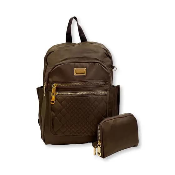 Mochila Feminina Impermeável com Bolsinha Passeio Trabalho