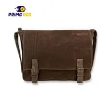 Pasta Executiva em Lona Reforçado Bolsa Transversal Carteiro Notebook