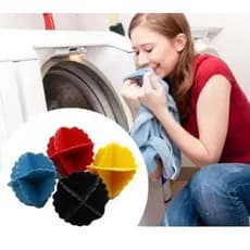 Esferas Bolinhas Bate Roupas 4 Peças Para Lavar Roupas