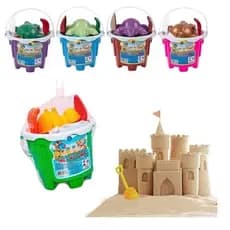 Kit Balde Baldinho De Praia Varias Cores Atacado Promoção Baldinho De Areia Castelinho Infantil Kit Para Crianças