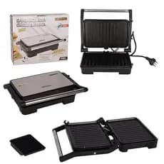 🔥 Sanduicheira Elétrica Grill Antiaderente 1000W Inox Chapa dupla 127V Oferta