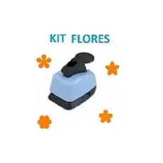 4 Cortadores Furador Eva/papel Flores - Frete Barato 16mm 1,6cm