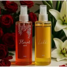 Kit 2 Body Splash Pós Banho Feminino Florata Red e Lily 200ml