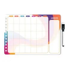 Imã Geladeira Planner Semanal Lembretes Dias da Semana Mag