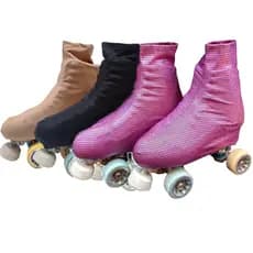 Conj 3 Capas cobre botas para patins cores variadas