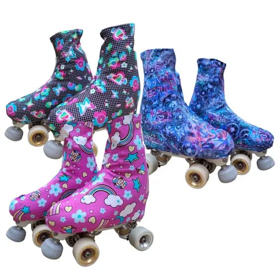 Capa cobre botas estampada para patins