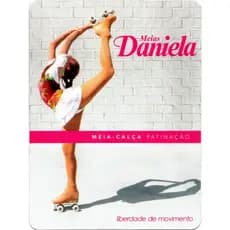 Meias Daniela - Meia-calça Esportiva Over The Boot Patinação Infantil e Adulto