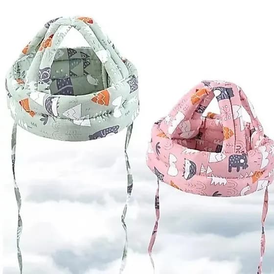 Chapéu De Proteção Infantil Capacete De Segurança Para Bebês Ajustável Anti-Colisão