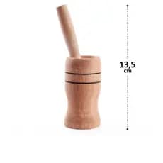 Pilão com Socador Madeira Personalizado