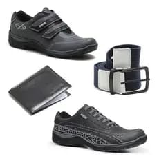 KIT 2 TÊNIS SAPATÊNIS MASCULINO CASUAL