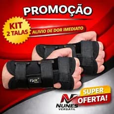 Munhequeira Punho Tala (serve para as duas mãos) imobilizadora Órtose Pulso Tendinite Órtese