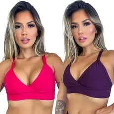 Kit 2 Tops Fitness de Academia Simples Treino dia a dia