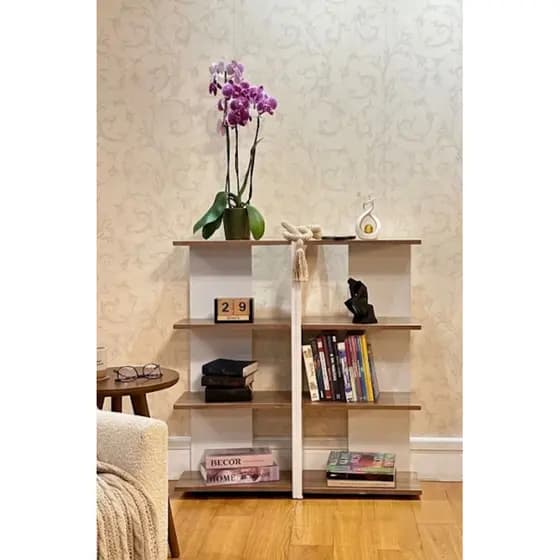Estante Livreiro Premium Moderna para Livros e Objetos de Decoração Design Slim