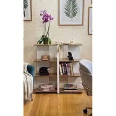 Estante Moderna para Livros Premium Livreiro de Decoração Design Slim