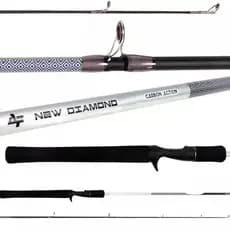 Vara para Carretilha Carbono New Diamond 1.68m 6-12lbs
