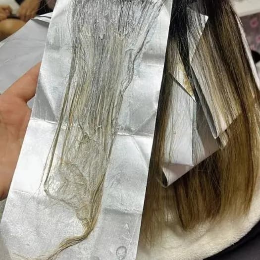 Papel Para Mechas E Reflexo Laminado 11x50cm OU 11X25cm 1Kg Alúminio e Papel Cartonado