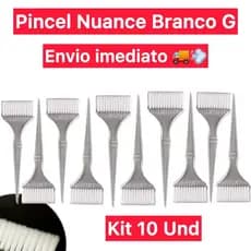 Kit Nuance Pincel Para Mechas Cabelo Profissional Cabeleleiro Luzes Descoloração Esfumado Tintura