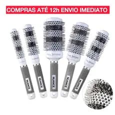 Nuance Escovas Térmicas Brancas Nano Tecnology Escovas Profissional Cabelereiro Escova Cabelo
