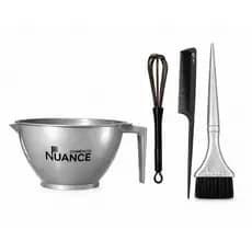 Kit Mechas Tintura Pincel Nuance Pente Misturador De Tinta Cumbuca Profissional Para Cabeleireiro