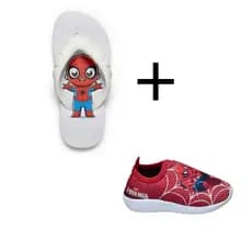 Kit 2 Tênis Infantil Feminino Calce Fácil Bebê Criança Lançamento Promoção dinossauros