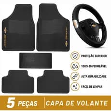 Tapetes De Carro Chevrolet Gm + Capa De Volante Universal
