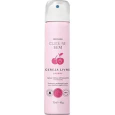 Spray Desodorante Intimo Refrescante Cereja Livre  Cherry Cuide se Bem O Boticáio 75ml